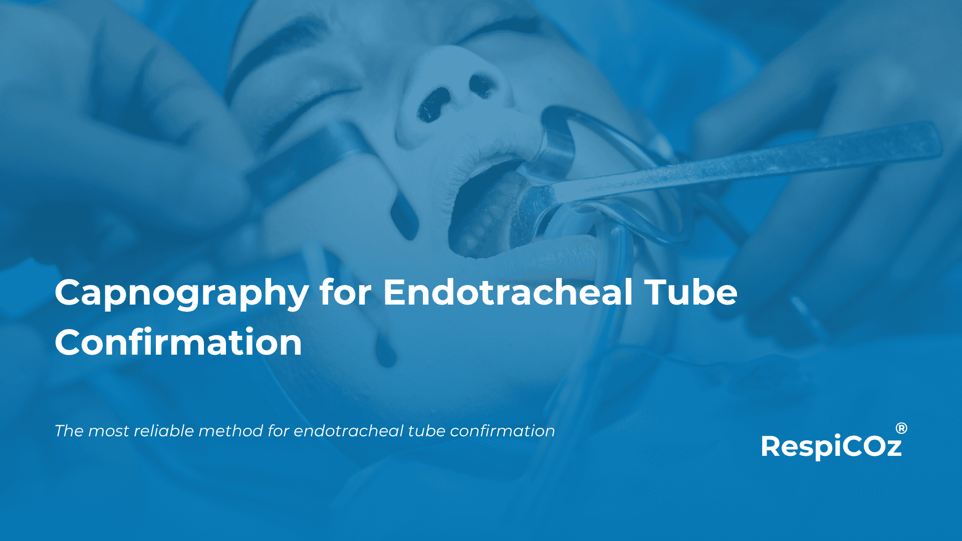 Capnogram used for endotracheal tube confirmation