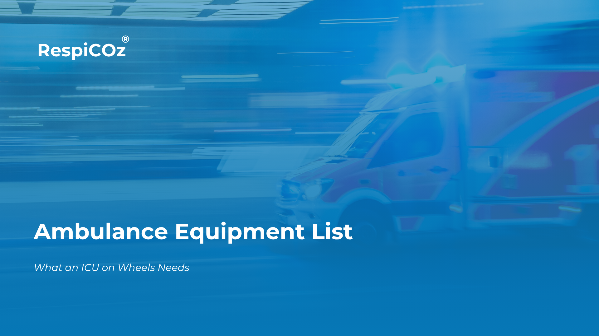 Ambulance equipment list