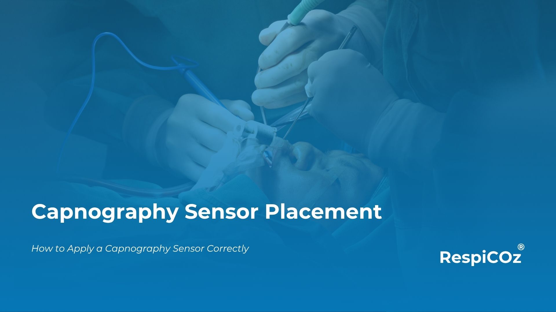 Capnography sensor placement