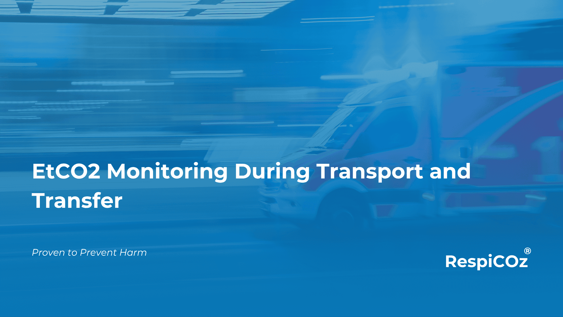 EtCO2 monitoring during transport of a ventilated patient